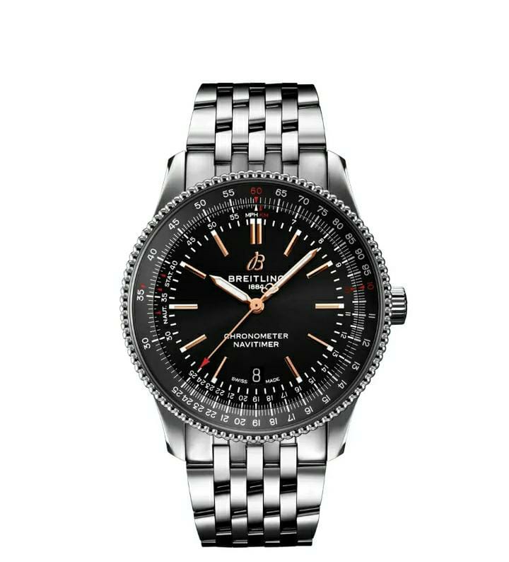 Breitling Navitimer Automatic 38, Ref# A17325241B1A1, Black dial