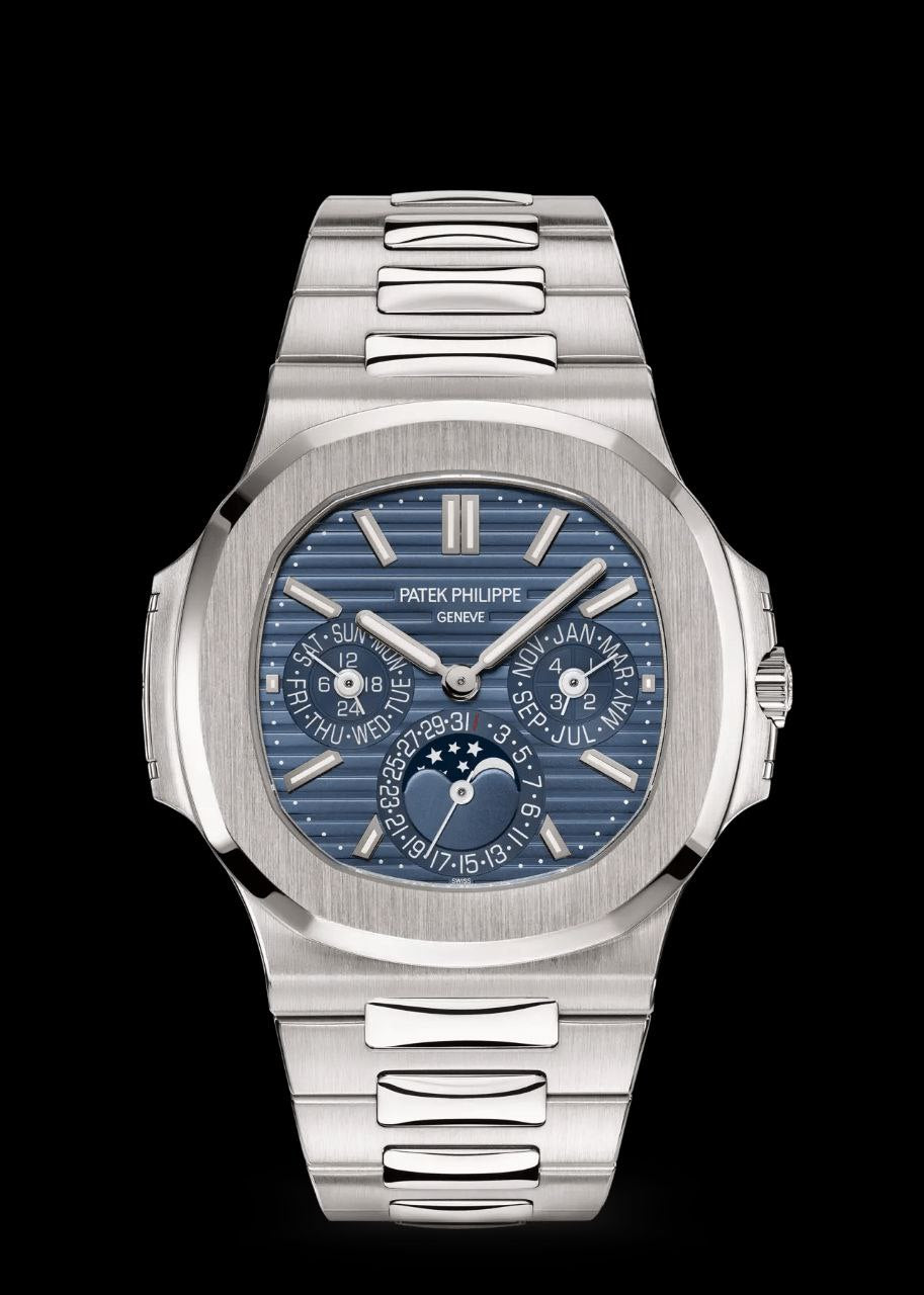 Patek Philippe White Gold Nautilus Perpetual Calendar Watch