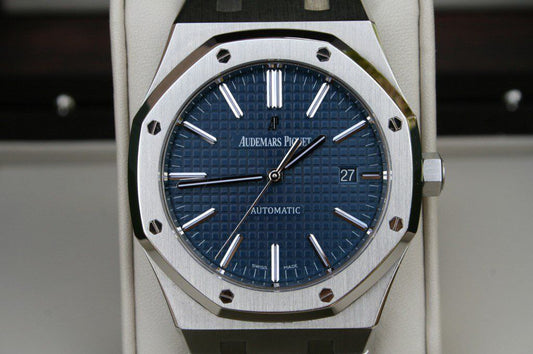 Audemars Piguet royal oak jumbo blue dial