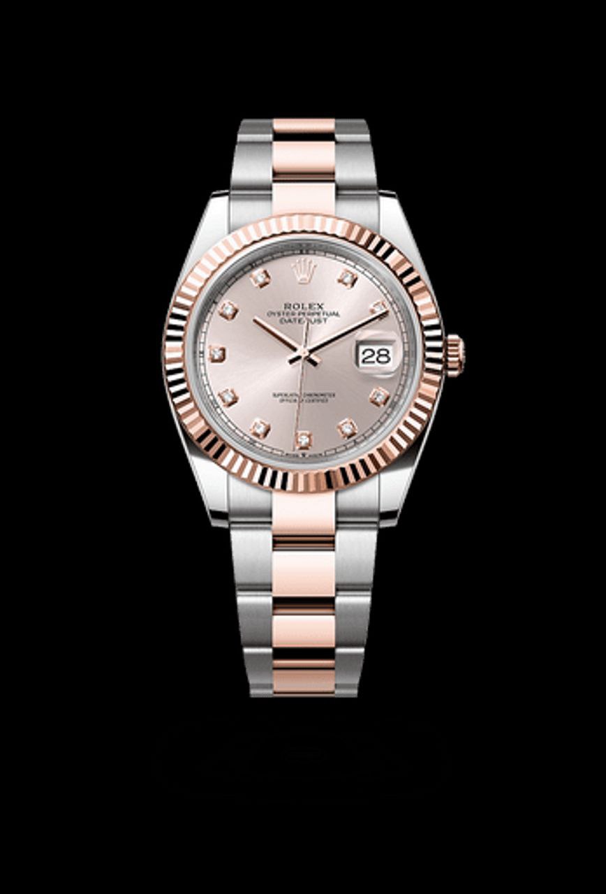 Rolex Datejust 41 Oyster, 41 mm, Oystersteel and Everose gold