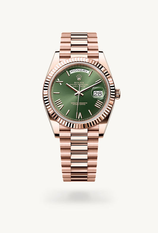 Rolex Oyster Peretual  Day-Date Green Dial