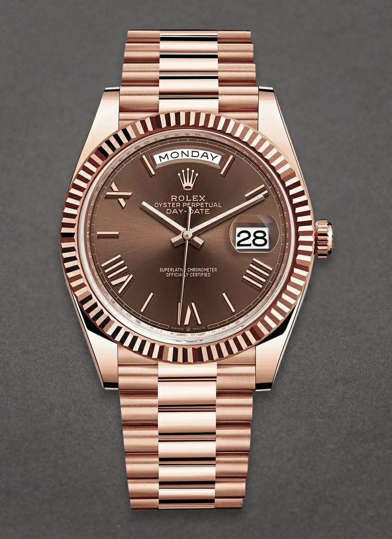 Rolex Day-Date 40mm Chocolate Dial