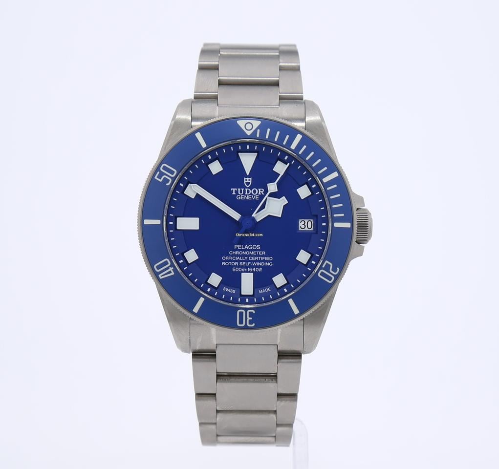 TUDOR Pelagos 42mm Case Blue Dial Titanium Bracelet