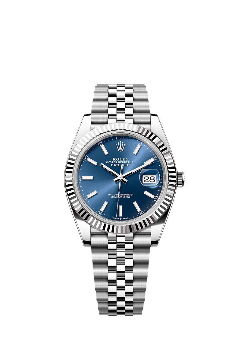 Rolex Datejust 126334 Blue Index Jubilee 41mm Stainless Steel
