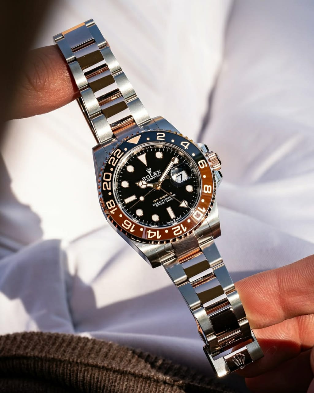 Rolex GMT Master II 126711chnr Root Beer Mens Watch